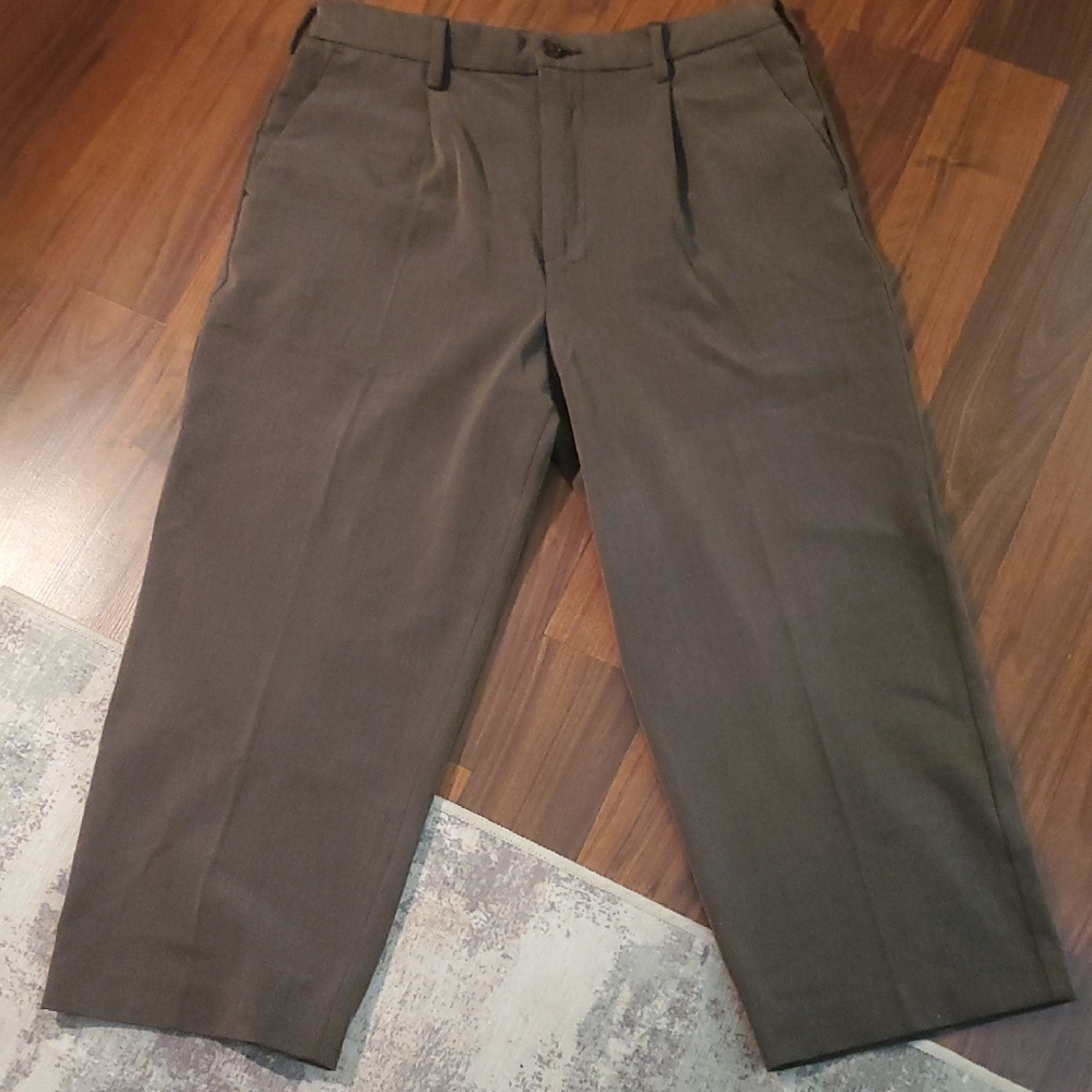 American Eagle Outfitters Men's Dark Brown Dress Pants